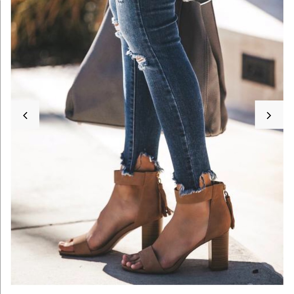 VICI Tassel Block Heels